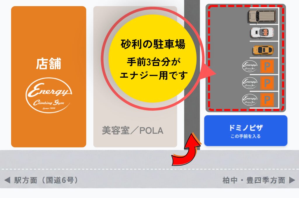 駐車場配置イメージ（店舗写真）